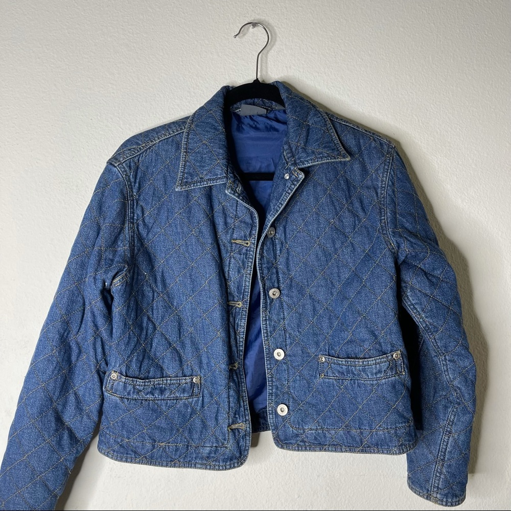 Quilted Denim Jacket